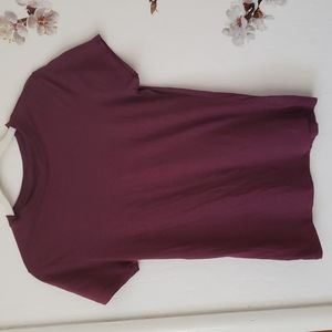 🔴Purple crew neck tee